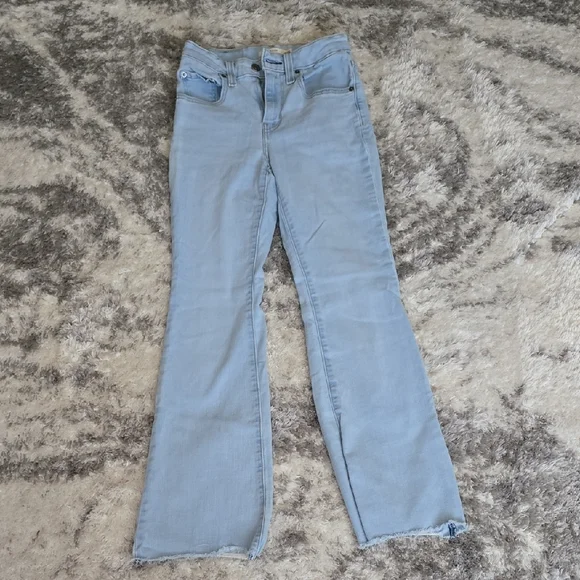 Levis 726 High Rise Flare Jeans - Picture 1 of 9
